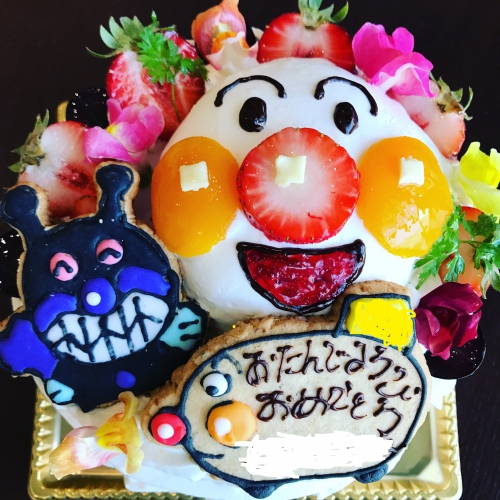 アンパンマンケーキ キャラクターケーキ お祝いケーキ 新着情報 福岡 大宰府のパフェ レストラン ノエルの樹